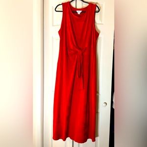 Liz Claiborne Textured Red Maxi Dress